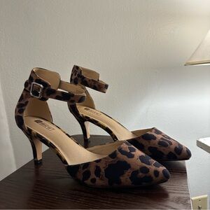 Leopard Suede Heels